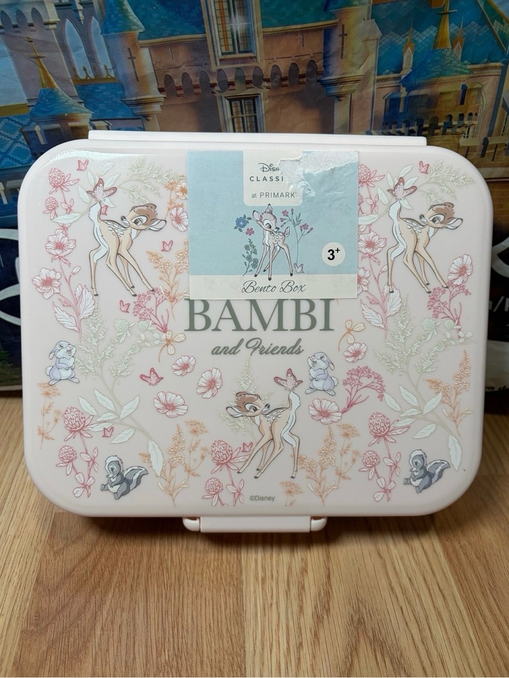 NWT Disney Bambi and Friends Bento Box - Pink